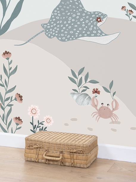 Non-Woven Wallpaper, Dreamy Seabed by LILIPINSO blue 