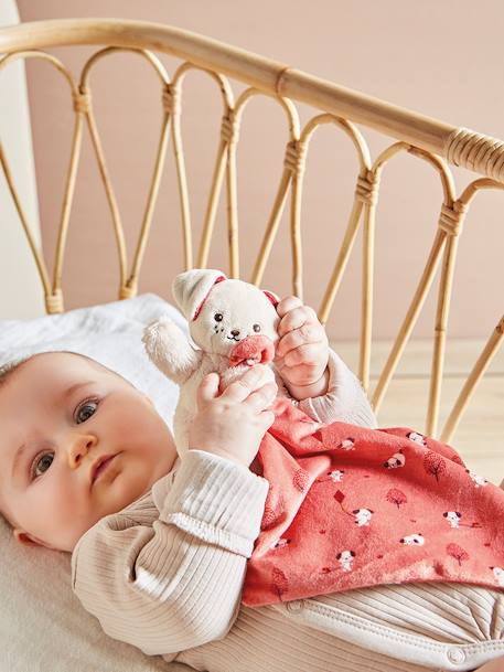 Cuddly Rabbit Toy - KALOO brown+green+white 