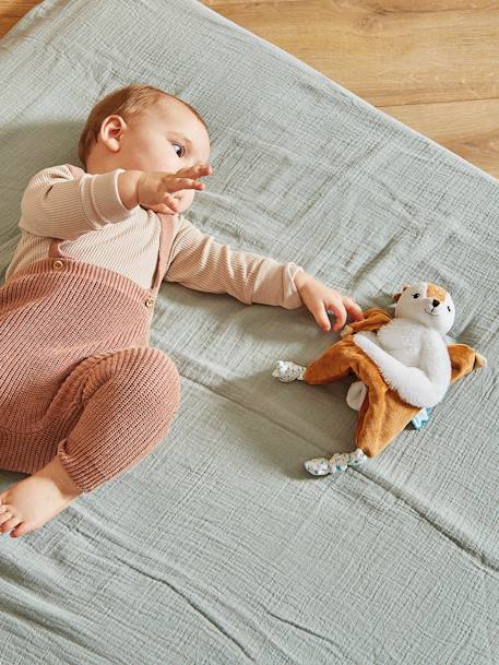 Nathan Fawn Comforter - KALOO brown 