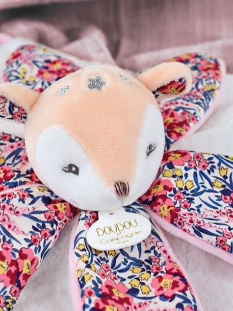 Boh'aime 27 cm Petal Comforter - DOUDOU ET COMPAGNIE rose+yellow 