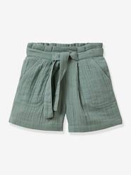 Girls-Shorts in Cotton Gauze for Girls, by CYRILLUS