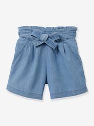Girls-Shorts-Denim Shorts for Girls by CYRILLUS