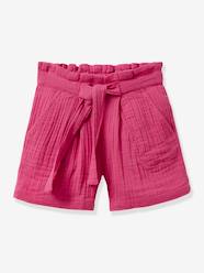 Shorts in Cotton Gauze for Girls, by CYRILLUS