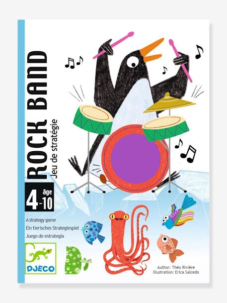 Rock Band Card Game - DJECO multicoloured 