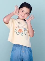 Girls-Tops-T-Shirt in Terry Fabric for Girls