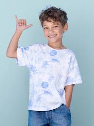 Boys-Tops-T-Shirt with Graphic Holiday Motifs for Boys