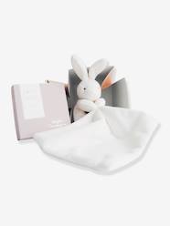 -Soft Toy with Comforter - 10 cm - Floral Box - DOUDOU ET COMPAGNIE