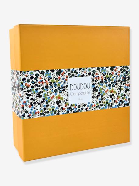 Boh'aime 27 cm Petal Comforter - DOUDOU ET COMPAGNIE rose+yellow 