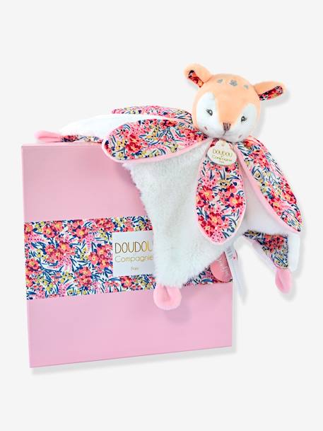 Boh'aime 27 cm Petal Comforter - DOUDOU ET COMPAGNIE rose+yellow 
