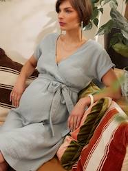 Maternity-Organic Cotton Gauze Dress for Maternity, by ENVIE DE FRAISE