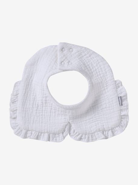 Pack of 3 Bibs with Fancy Collar sky blue 