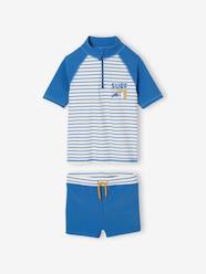 Boys-UV Protection Swim T-Shirt + Shorts for Boys