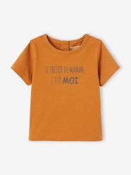 Baby-T-shirts & Roll Neck T-Shirts-Short Sleeve T-Shirt with Message for Babies