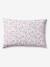 Essentials Duvet Cover + Pillowcase Set, Rainbow Flowers printed white 