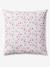 Essentials Duvet Cover + Pillowcase Set, Rainbow Flowers printed white 