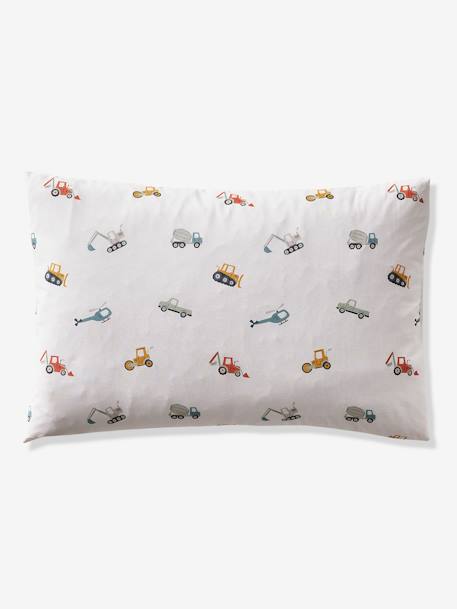 Essentials Duvet Cover + Pillowcase Set, Under Construction multicoloured 