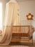 Bed Canopy in Cotton Gauze, EAU DE ROSE Theme cinnamon+Light Pink+sage green+sand beige 