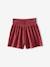 Smocked Velour Shorts for Girls plum 
