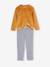 Pack of 2 'Wolf' Pyjamas in Velour for Babies caramel 