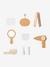 FSC®100% Straw Dressing Table + Accessories, in Certified Wood rose+white 