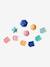 Set of 6 Cubes & Sensory Balls multicoloured 