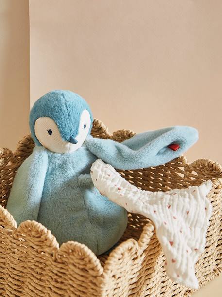 Cuddly penguin soft toy Complices - KALOO green 