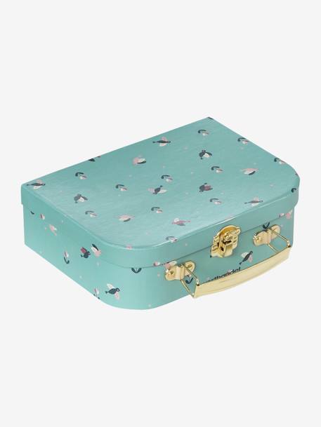 Bag with Comforter Bird in Dual Fabric rose 