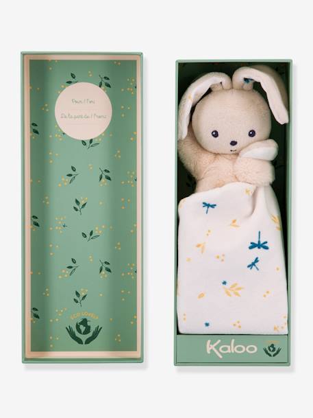 Cuddly Rabbit Toy - KALOO brown+green+white 