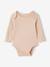 Pack of 5 Long Sleeve Bodysuits with Cutaway Shoulders for Babies sage green 