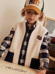 -Chequered Flannel Shirt for Boys