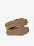 Leather Chelsea Boots with Elastic & Zip for Girls beige+camel+navy blue 