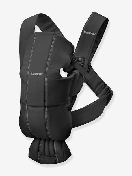 BABYBJÖRN Mini woven baby carrier beige+black 