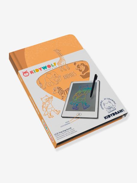 KIDYWOLF mini Kidydraw drawing tablet fir green+rose+violet+yellow 
