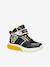 J CIBERDRON Boy GEOX® light high-top sneakers black 