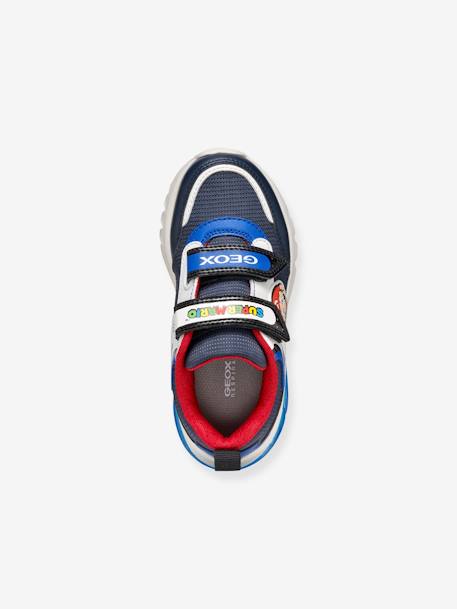 J CIBERDRON BOY GEOX® light-up baskets navy blue 