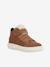 J Theleven Girl GEOX® high-top velcro sneakers for kids camel 