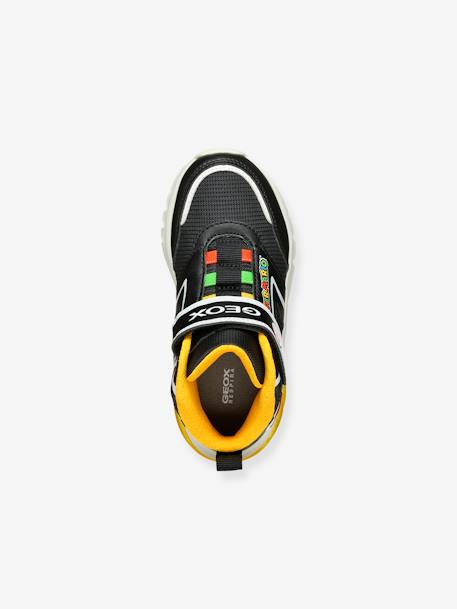 J CIBERDRON Boy GEOX® light high-top sneakers black 