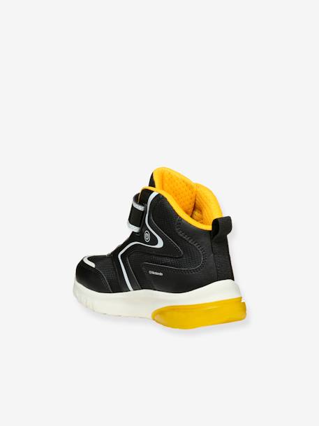 J CIBERDRON Boy GEOX® light high-top sneakers black 