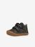 NATURINO® suede pony print baby shoes black+brown+pale pink 