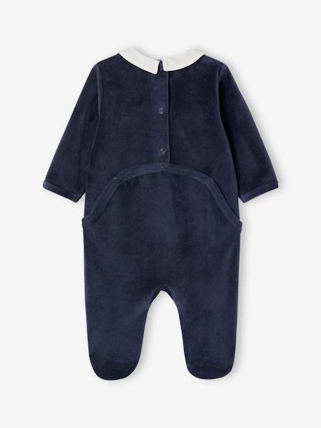 Christmas Special Sleepsuit for Babies navy blue 