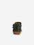 NATURINO® suede pony print baby shoes black+brown+pale pink 