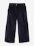 CYRILLUS wide-leg trousers beige+navy blue+raspberry pink 