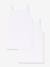 Set of 2 white PETIT BATEAU shirts with straps white 