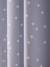 Blackout Curtains with Eyelets & Star Print Blue 