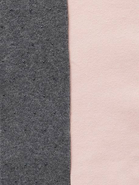 Pack of 2 Christmas Tights anthracite+ecru 