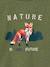 Long Sleeve Fox T-Shirt for Boys marl green 