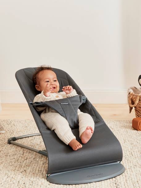 Ergonomic, Natural Rocking Bouncer, Bliss BABYBJORN anthracite+sandy beige 