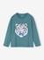 Top with Reversible Sequins for Boys aqua green 