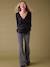 Maternity Sequin Christmas Blouse by ENVIE DE FRAISE black 