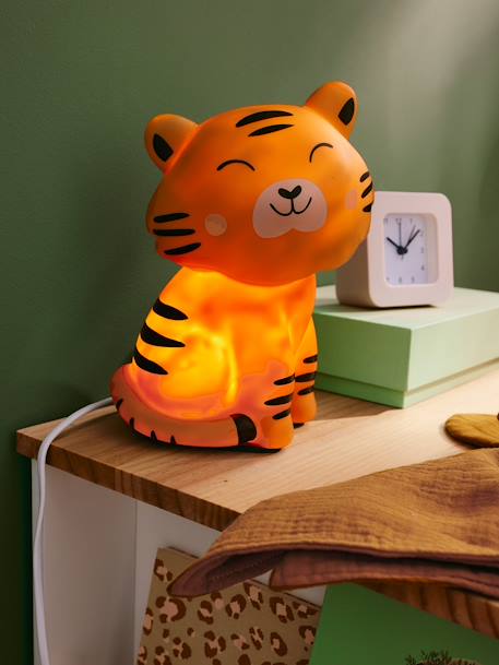 Night Light, Tiger- 'French plug. The adaptor is not included' caramel 